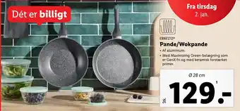 Lidl Pande/wokpande tilbud