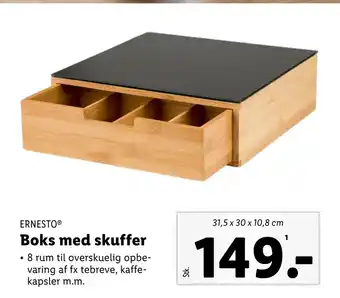 Boks med skuffer