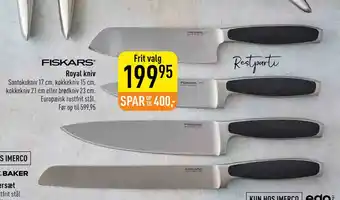 Imerco Royal kniv tilbud