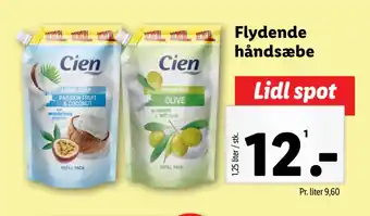 Lidl Flydende håndsæbe tilbud