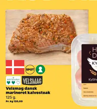 Netto Velsmag dansk marineret kalvesteak tilbud