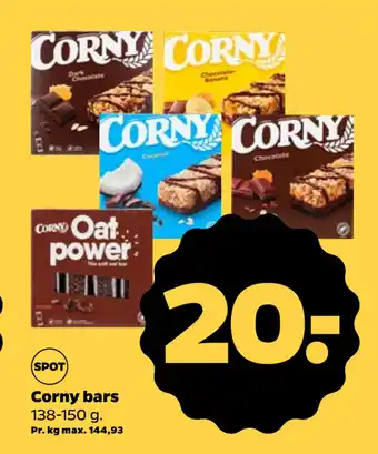 Netto Corny bars tilbud