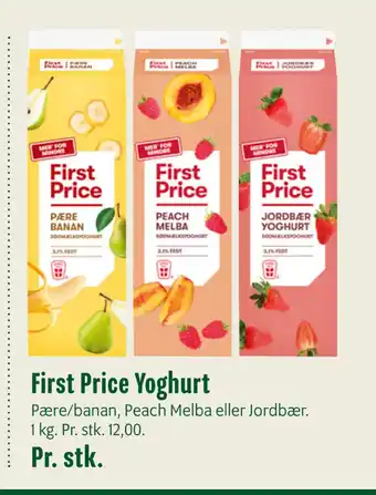 Min Købmand First price yoghurt tilbud