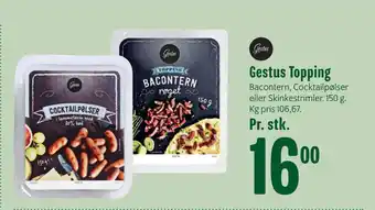 Min Købmand Gestus topping tilbud
