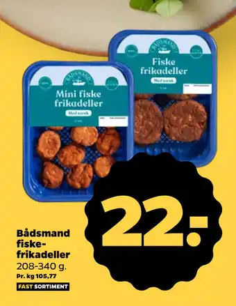Netto Bådsmand fiskefrikadeller tilbud