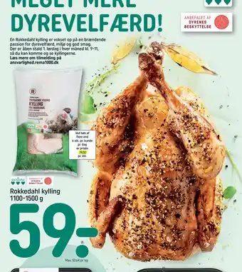 REMA 1000 Rokkedahl kylling tilbud