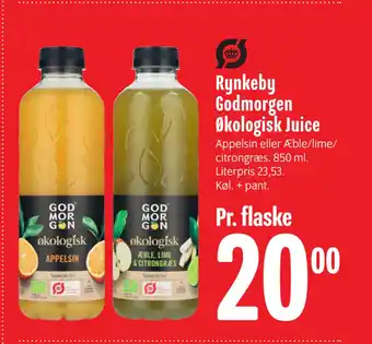 Min Købmand Rynkeby godmorgen økologisk juice tilbud