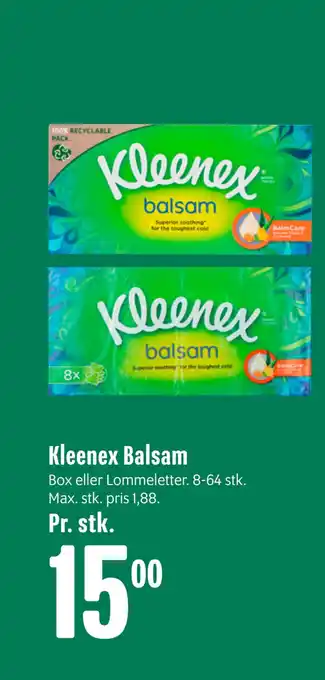 Min Købmand Kleenex balsam tilbud