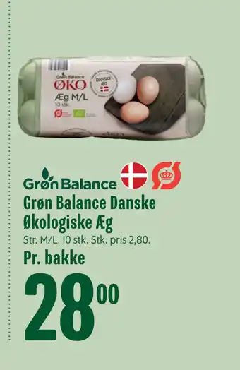 Min Købmand Grøn balance danske økologiske æg tilbud