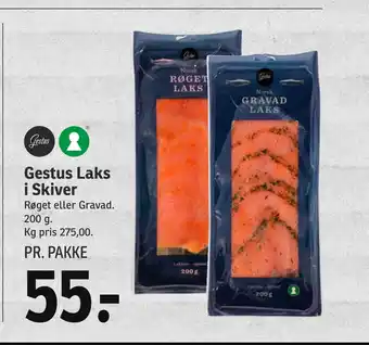 SPAR Gestus laks i skiver tilbud