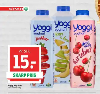 SPAR Yoggi yoghurt tilbud