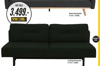 My Home Ludvig sovesofa tilbud