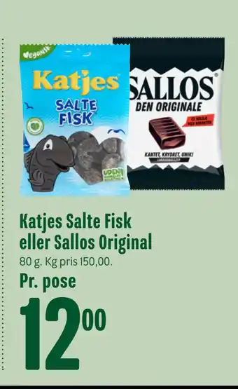Katjes salte fisk eller sallos original
