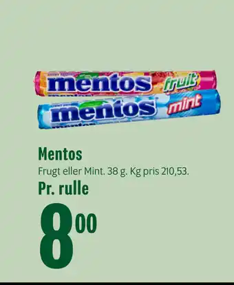 Min Købmand Mentos tilbud