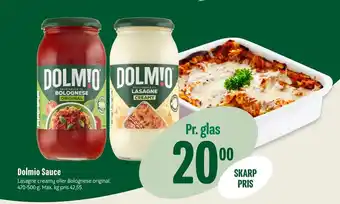 Min Købmand Dolmio sauce tilbud