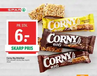 SPAR Corny big müslibar tilbud