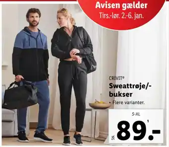 Lidl Sweattrøje/-bukser tilbud