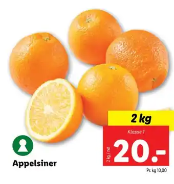 Lidl Appelsiner tilbud