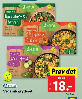 Lidl Vegansk gryderet tilbud
