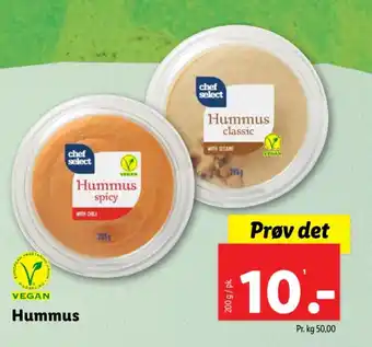 Lidl Hummus tilbud