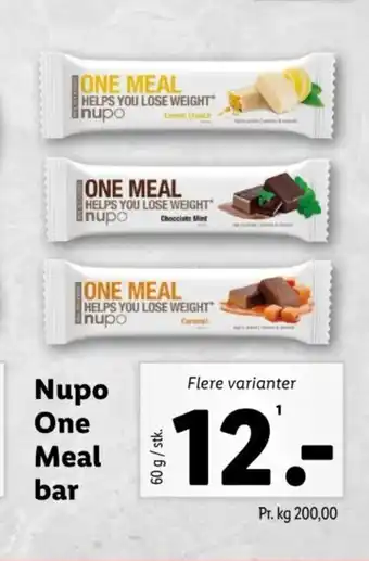 Lidl Nupo One Meal bar tilbud