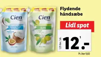 Lidl Flydende håndsæbe tilbud