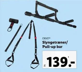 Slyngetraener Pull up bar tilbud hos Lidl