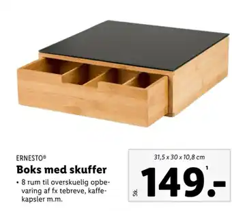 Lidl Boks med skuffer tilbud