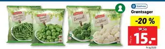 Lidl Grøntsager tilbud