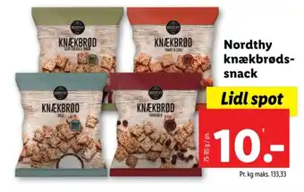 Lidl Nordthy knækbrøds- snack tilbud
