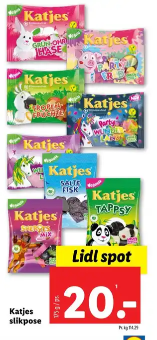 Lidl Katjes slikpose tilbud