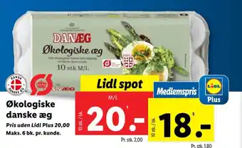 Lidl Økologiske danske æg tilbud