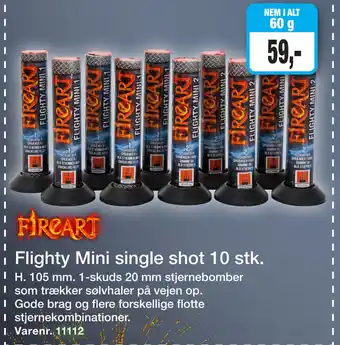 Harald Nyborg Flighty mini single shot 10 stk tilbud