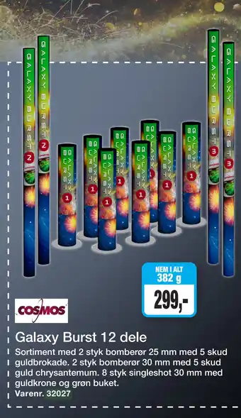 Harald Nyborg Galaxy burst 12 dele tilbud