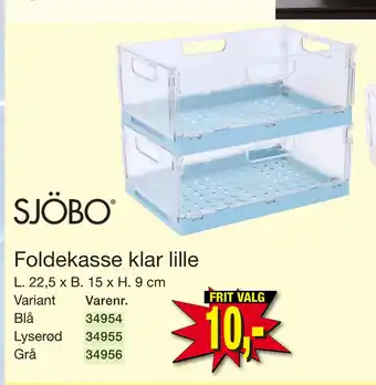 Harald Nyborg Foldekasse klar lille tilbud