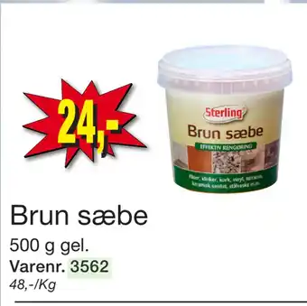 Harald Nyborg Brun sæbe tilbud