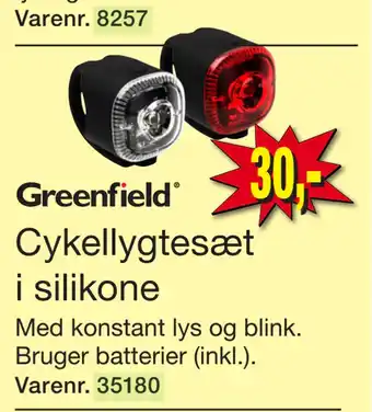 Harald Nyborg Cykellygtesæt i silikone tilbud