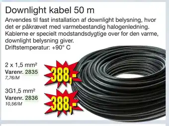 Harald Nyborg Downlight kabel 50 m tilbud