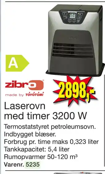 Harald Nyborg Laserovn med timer 3200 w tilbud