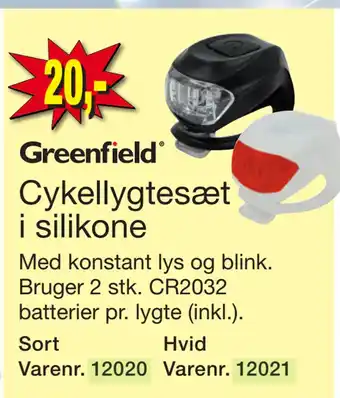 Harald Nyborg Cykellygtesæt i silikone tilbud