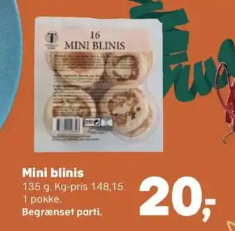 Mini blinis