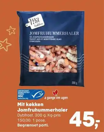 Mit køkken Jomfruhummerhaler