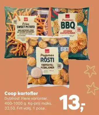 Coop.dk Coop kartofler tilbud