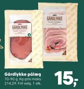 Gårdlykke pålæg