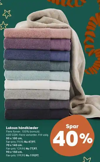 Luksus håndklæder