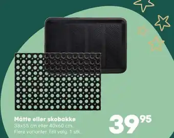 Måtte eller skobakke