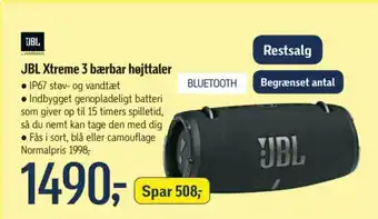 Føtex JBL Xtreme 3 bærbar højttaler tilbud