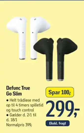 Føtex Defunc True Go Slim tilbud