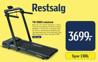 Føtex TM-3000S Løbebånd tilbud