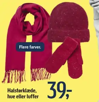 Føtex Halstørklæde, hue eller luffer tilbud